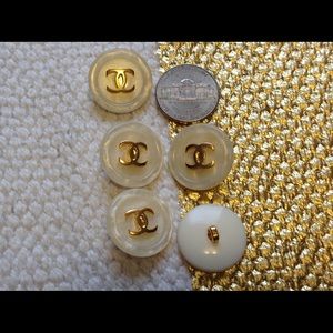 Set of Vintage Chanel Buttons